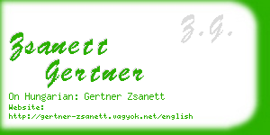 zsanett gertner business card